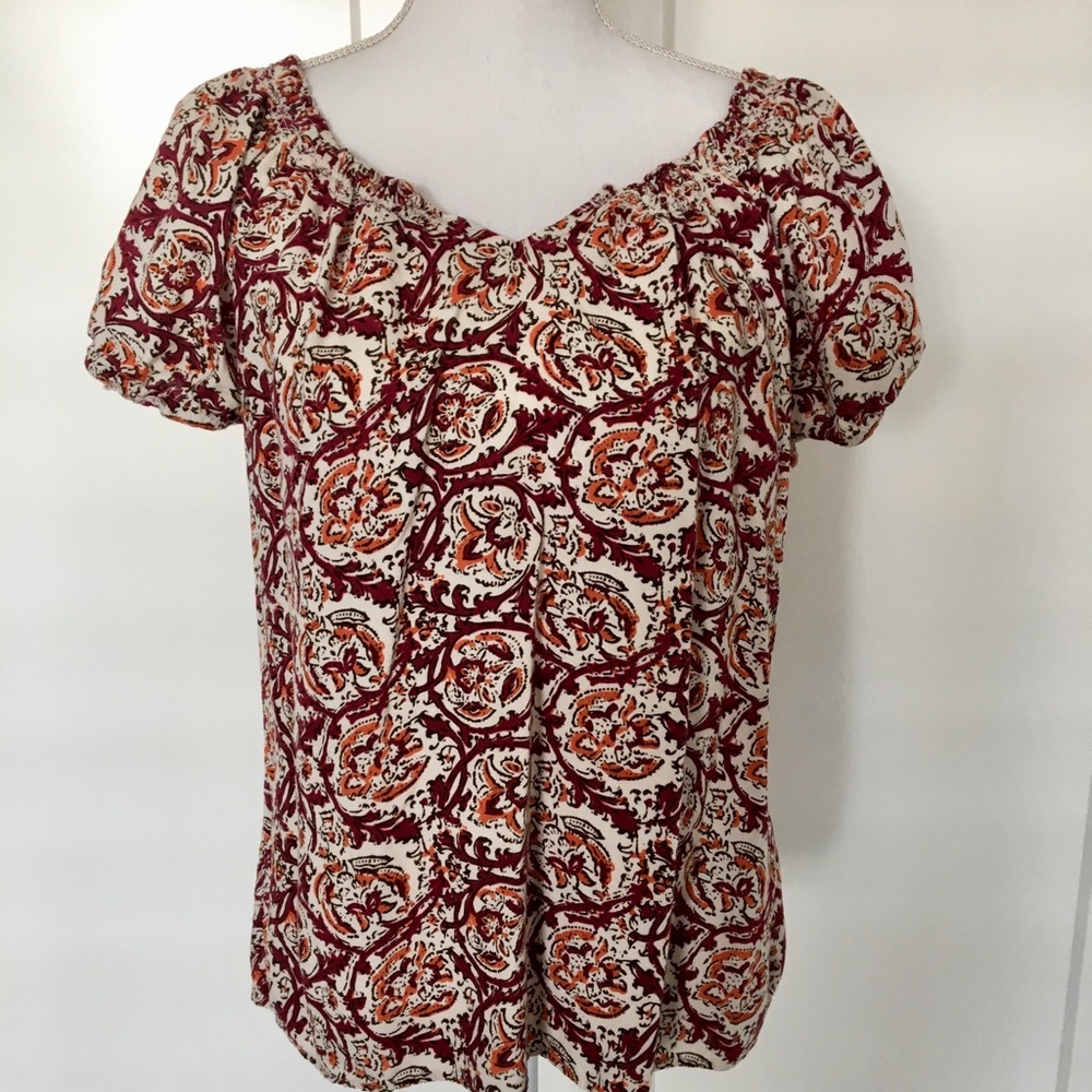 SALE Lucky Brand | Colorful Boho Printed Blouse